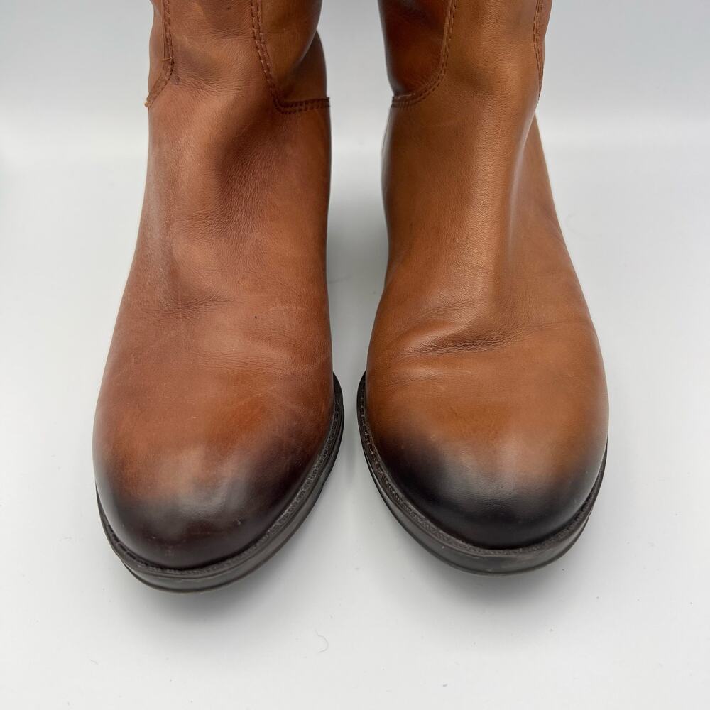 Sam Edelman Penny 2 Riding Boots size 6M Whiskey Brown Leather Knee High - Picture 7 of 14